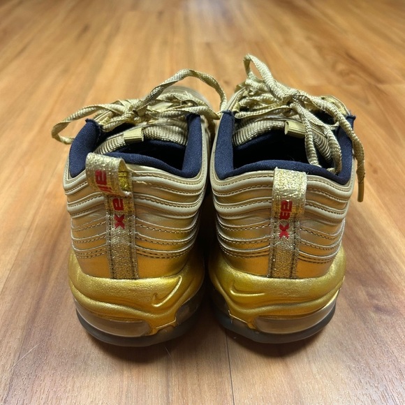 Nike Air Max 97 Olympic Gold Men’s Size 9 CT4556-700 - Picture 3 of 12